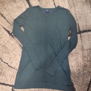 Apt 9 Women's Teal V-Neck Sweater